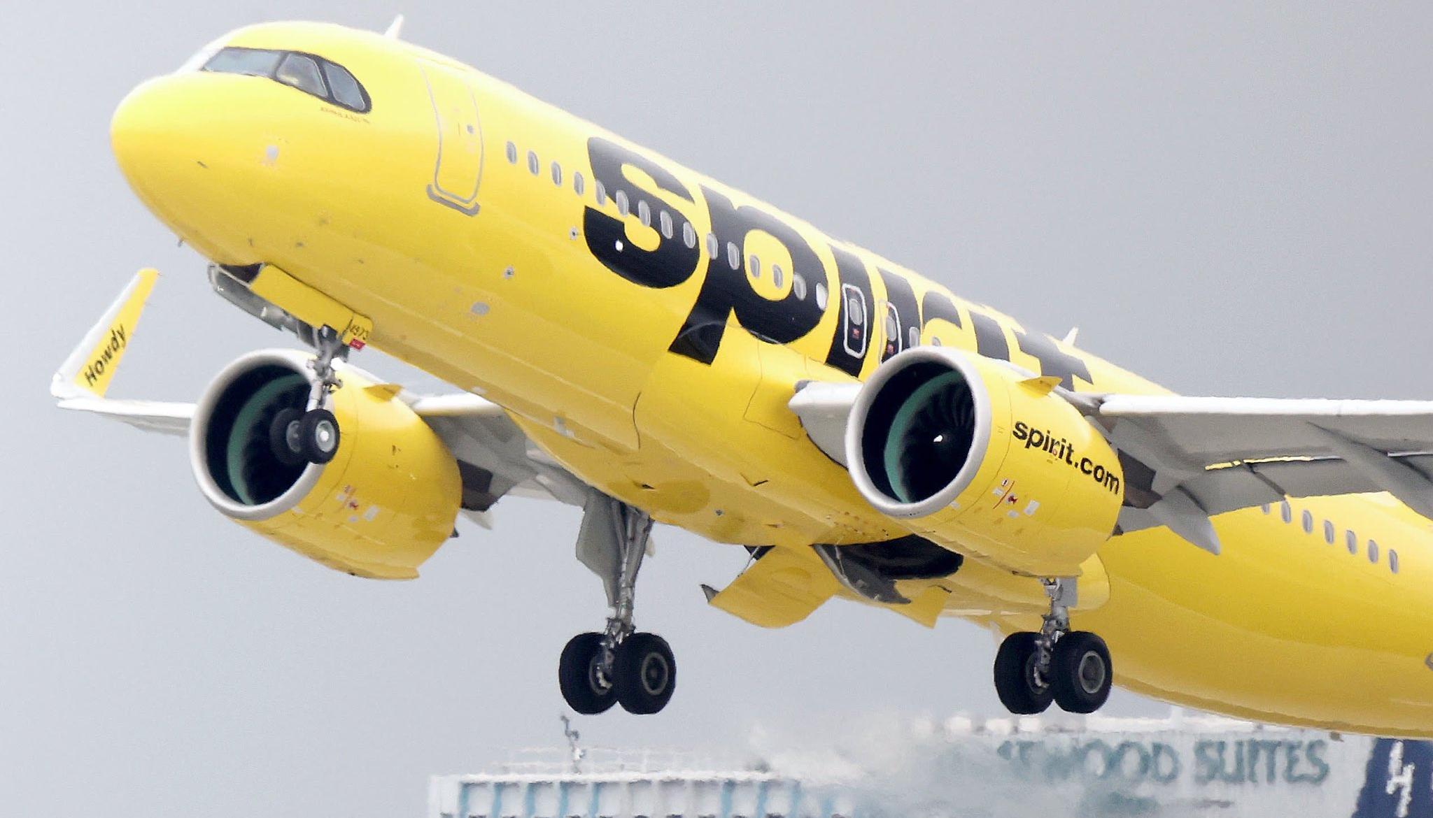 Avión de Spirit Airlines