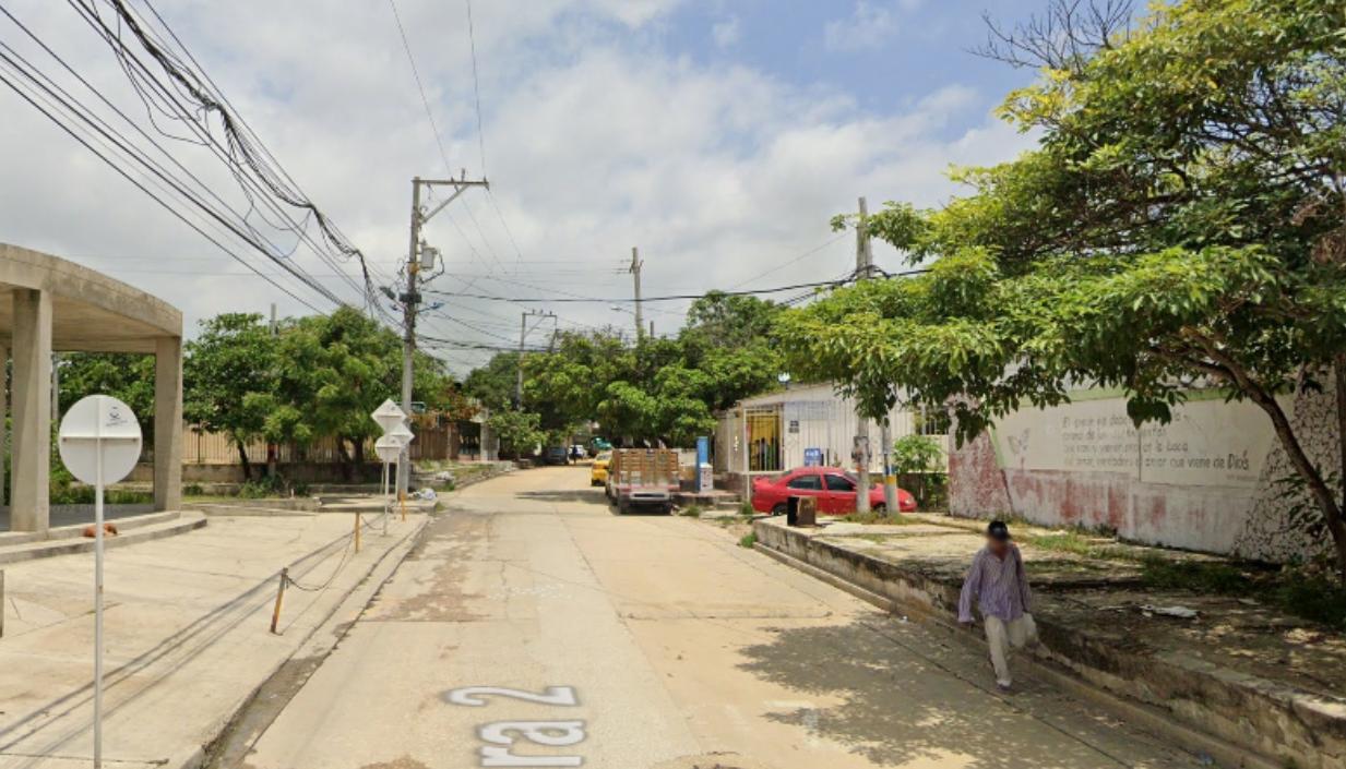 Aspecto del barrio Las Margaritas, en Soledad. 