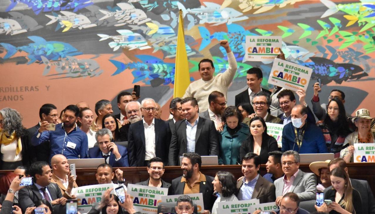 Cámara de Representantes tras aprobación en tercer debate el proyecto de Reforma a la Salud.