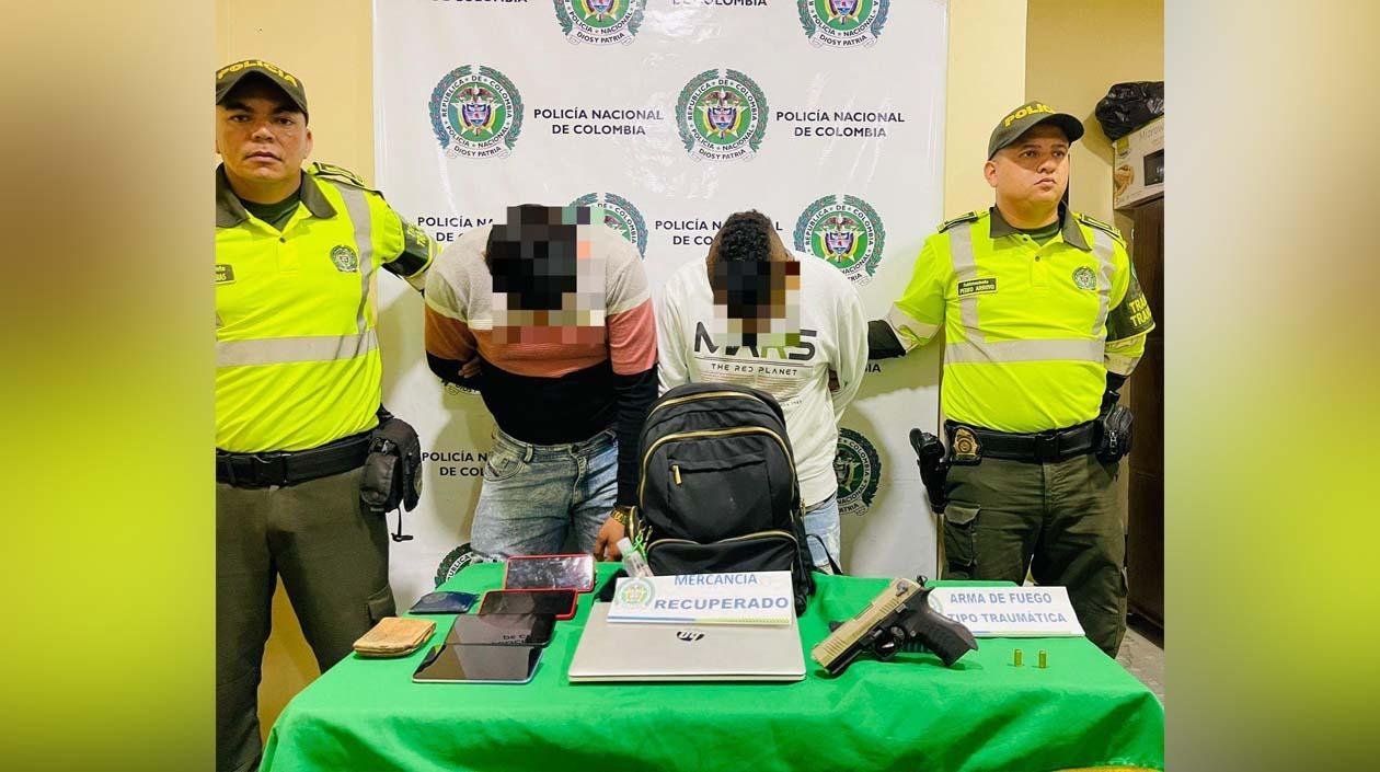 Capturados tras cometer atraco a bus en Juan de Acosta.