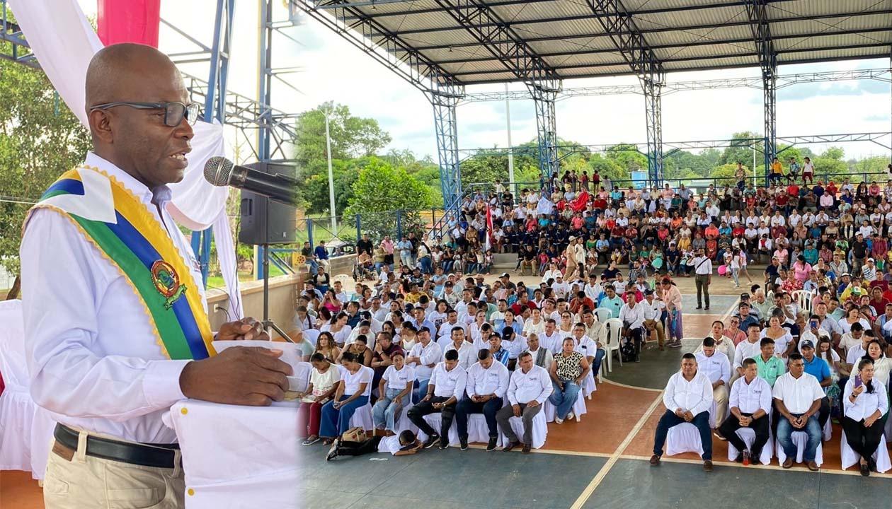 Armel Caracas durante su posesión.