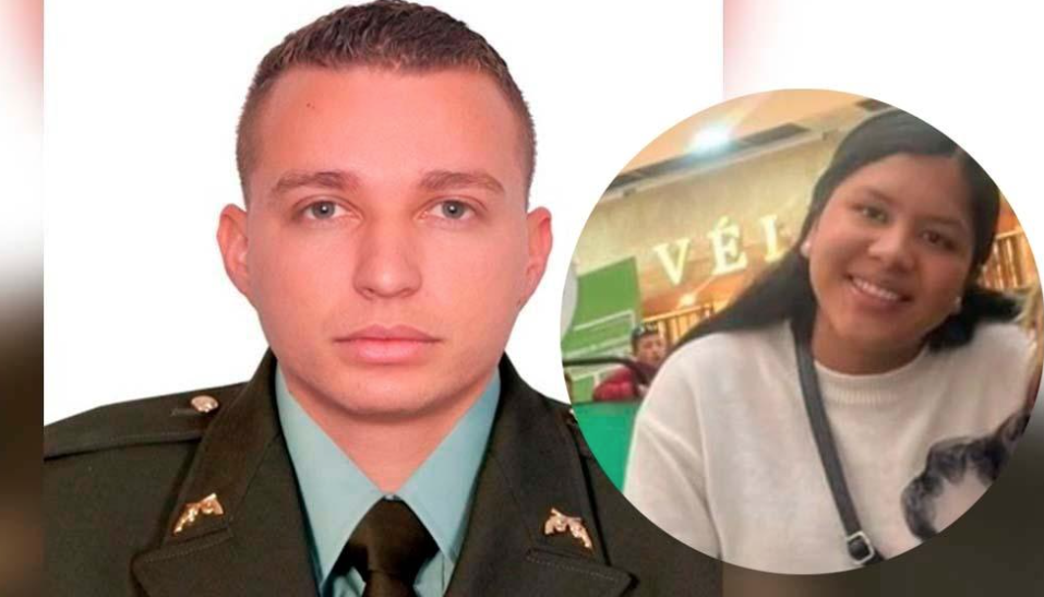 Carlos Eduardo Celine Padilla, señalado, y la víctima, Paula Andrea Celis Guzmán