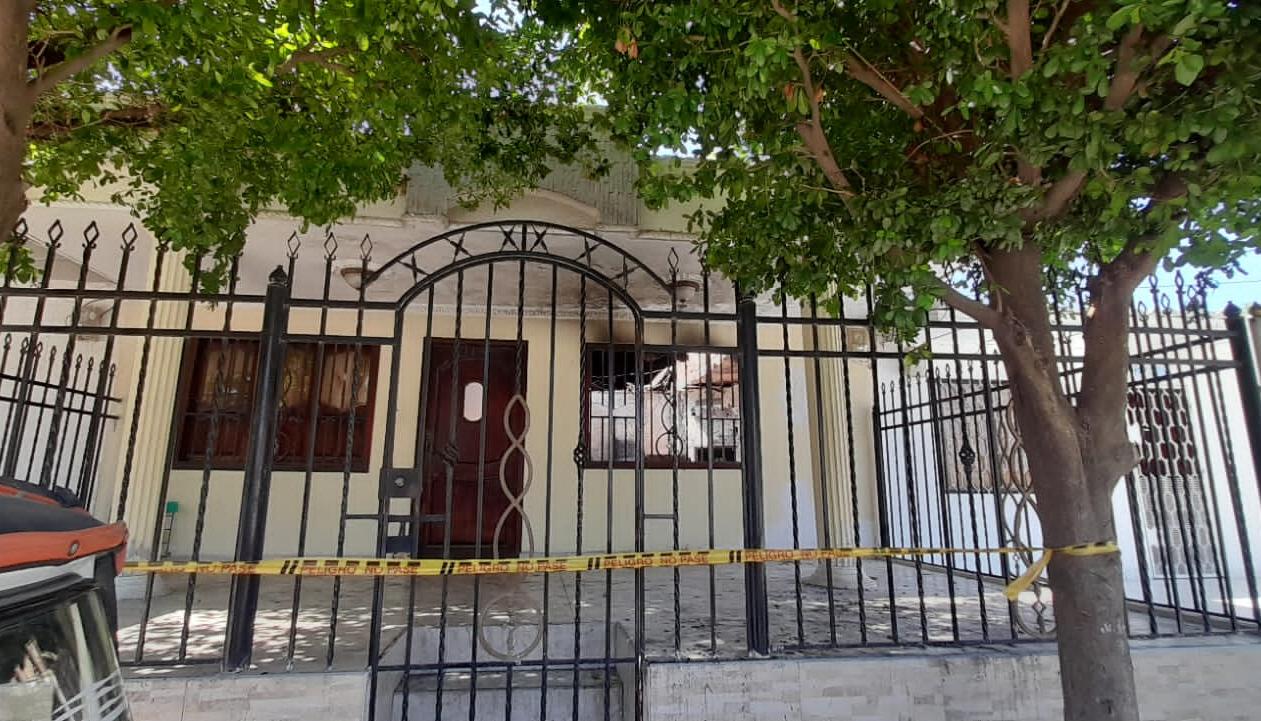 Casa donde ocurrió la tragedia.