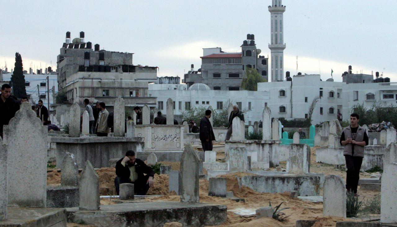 Campo de refugiados de Yabalia, en la franja de Gaza.