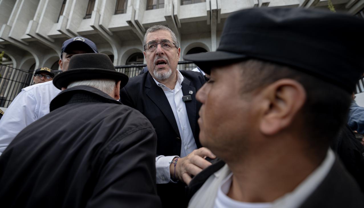El presidente electo, Bernardo Arévalo de León.