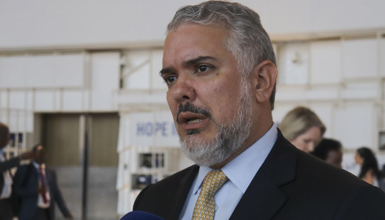 El expresidente Iván Duque.