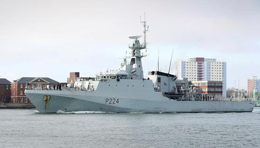 El Reino Unido enviará el patrullero HMS Trent (clase River) al Caribe para demostrar su apoyo a Guyana