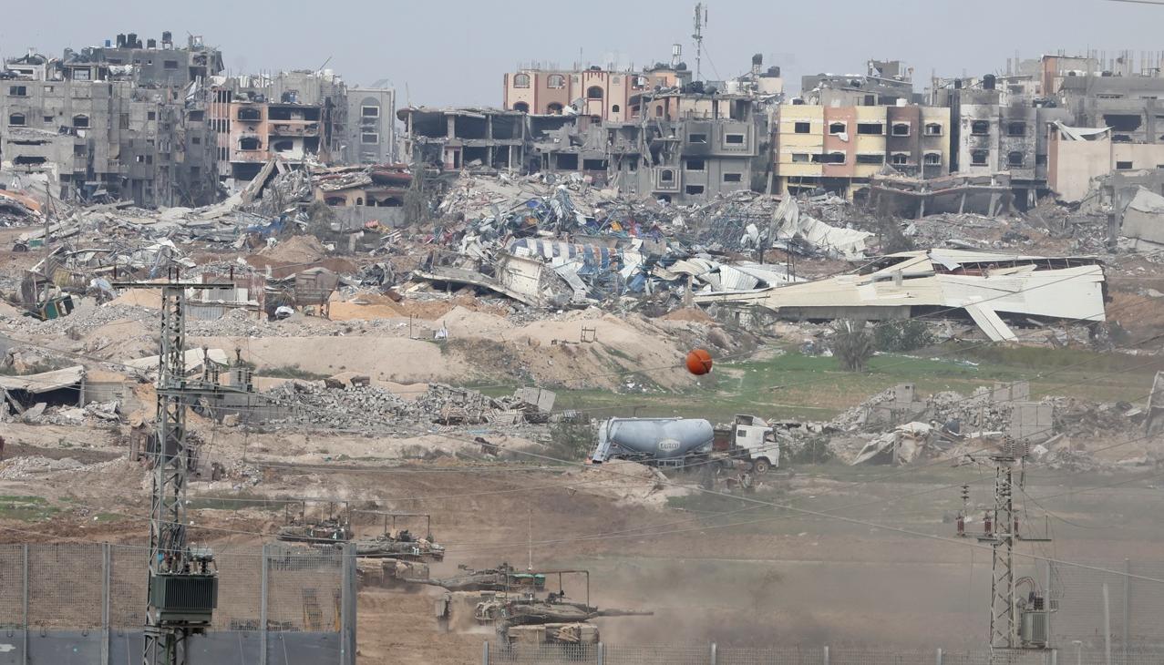 Imagen de la destrucción en Gaza.