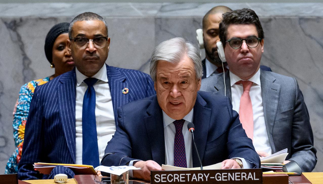 El secretario general de la ONU, António Guterres.