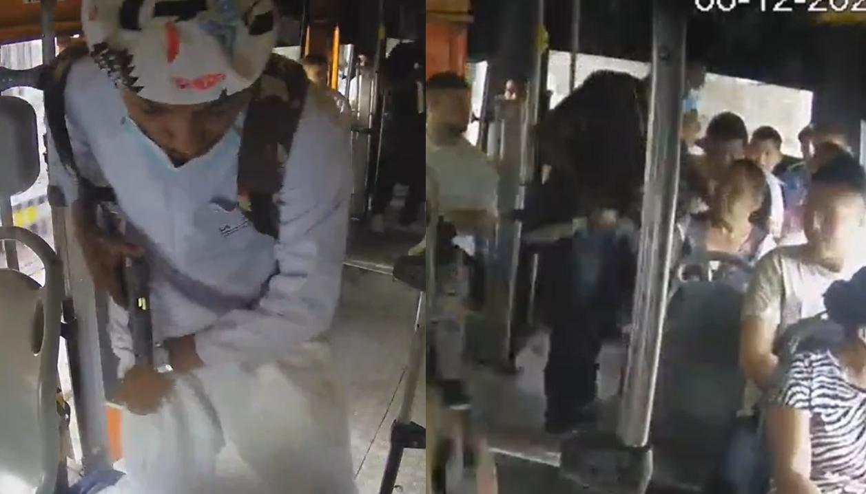 El hurto se dio con revólver y arma blanca.