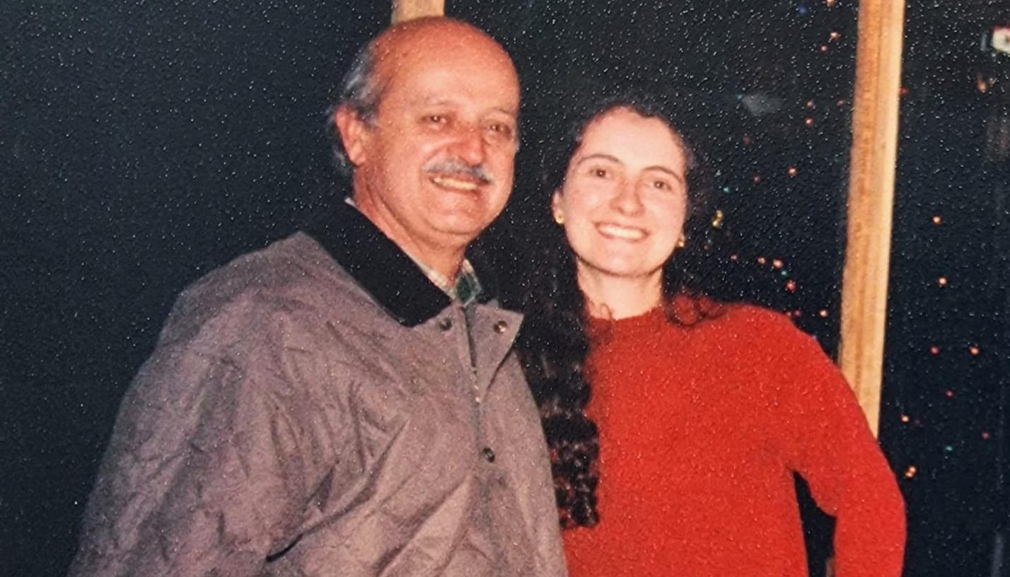 Ignacio Valencia y su hija Paloma.