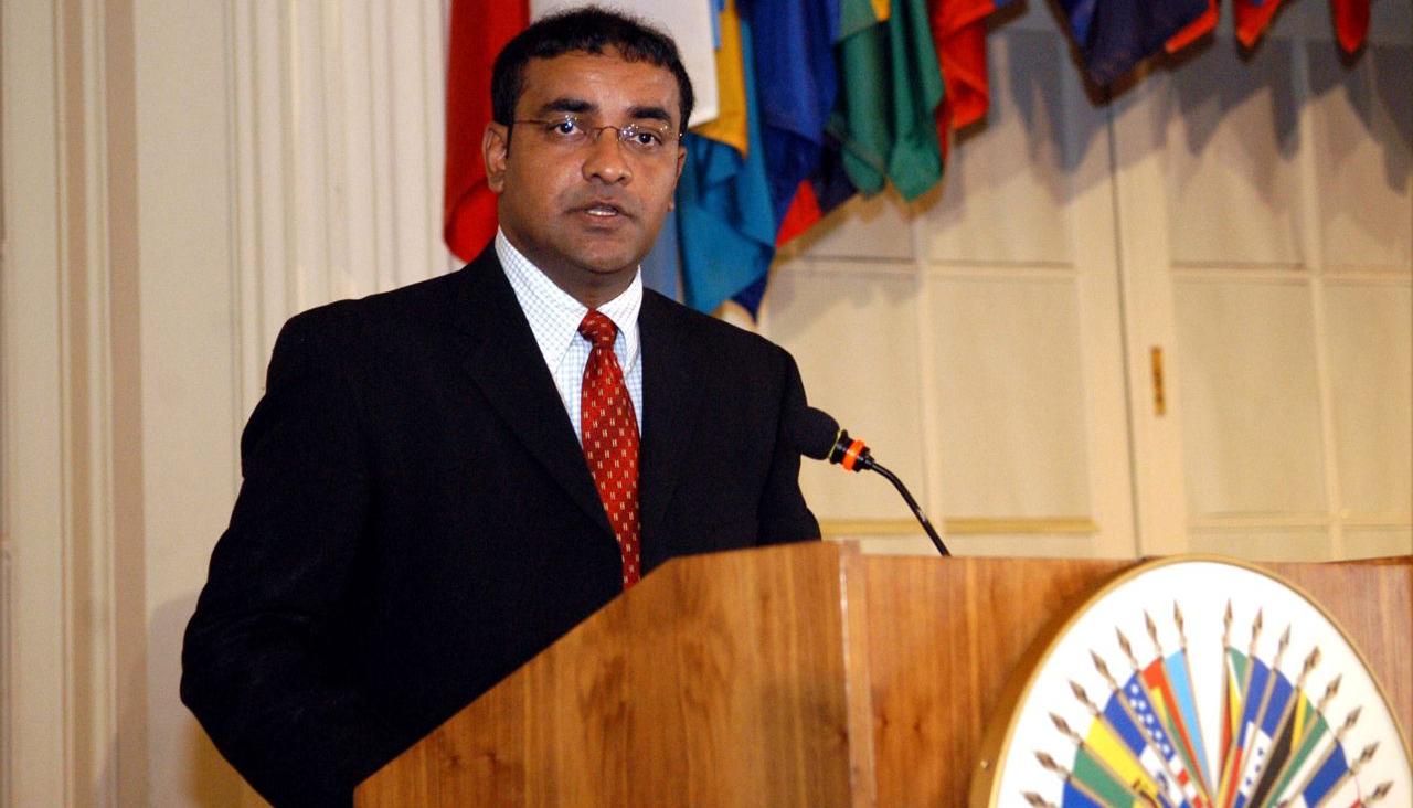 El vicepresidente de Guyana, Bharrat Jagdeo.