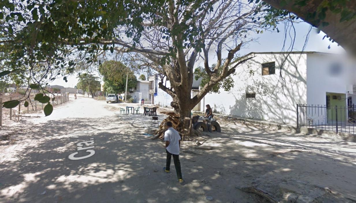 Lugar donde ocurrió el crimen. 