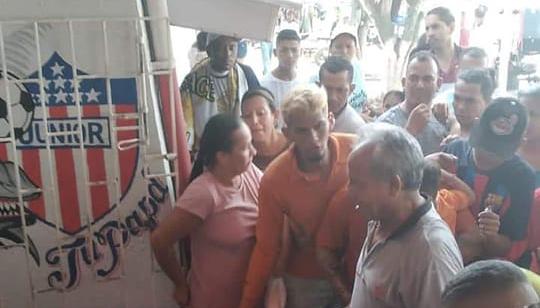Lugar del atentado en Sabanagrande