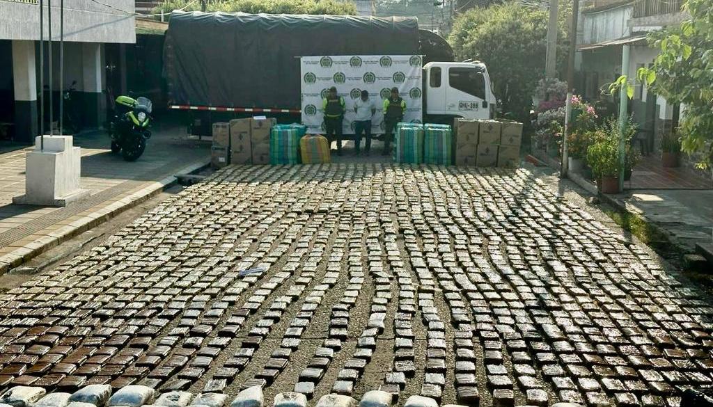 Marihuana incautada por la Policía. 