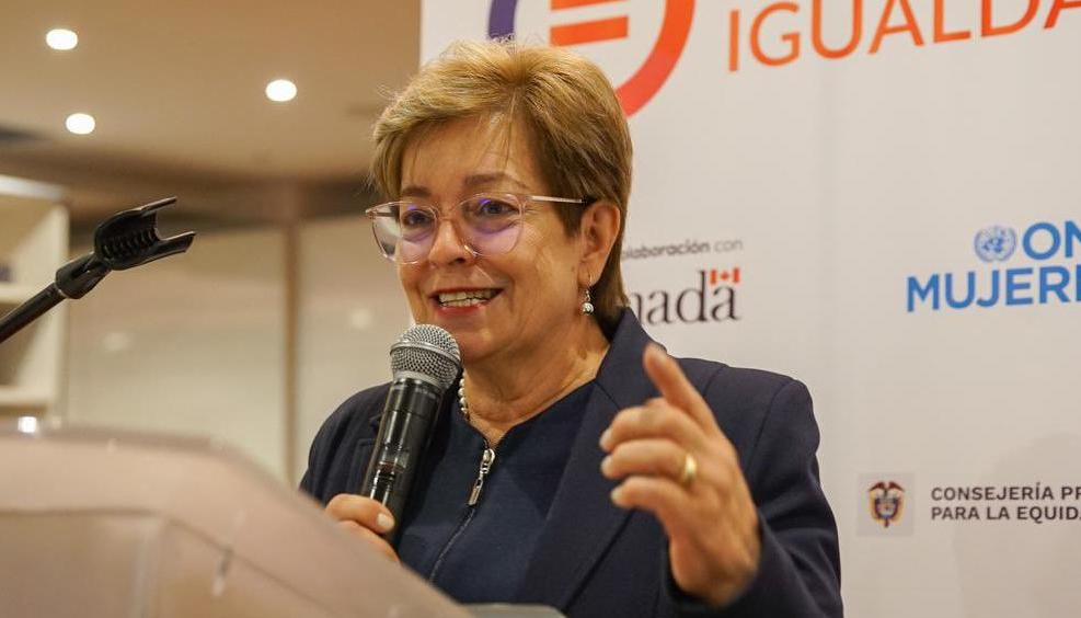 La Ministra de Trabajo, Gloria Inés Ramírez.