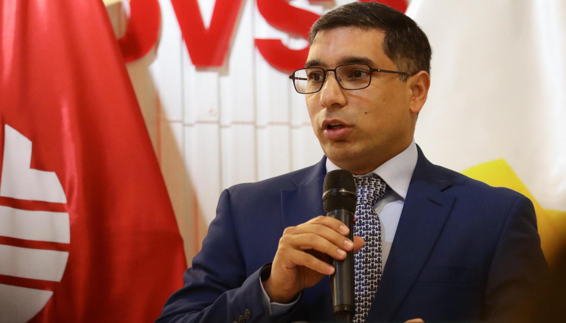 El ministro de Petróleo y presidente de la estatal Petróleos de Venezuela (Pdvsa), Rafael Tellechea