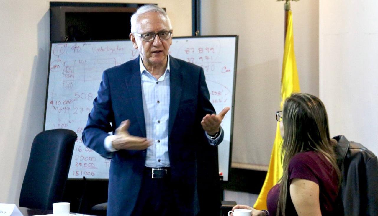 El Ministro de Salud, Guillermo Jaramillo.