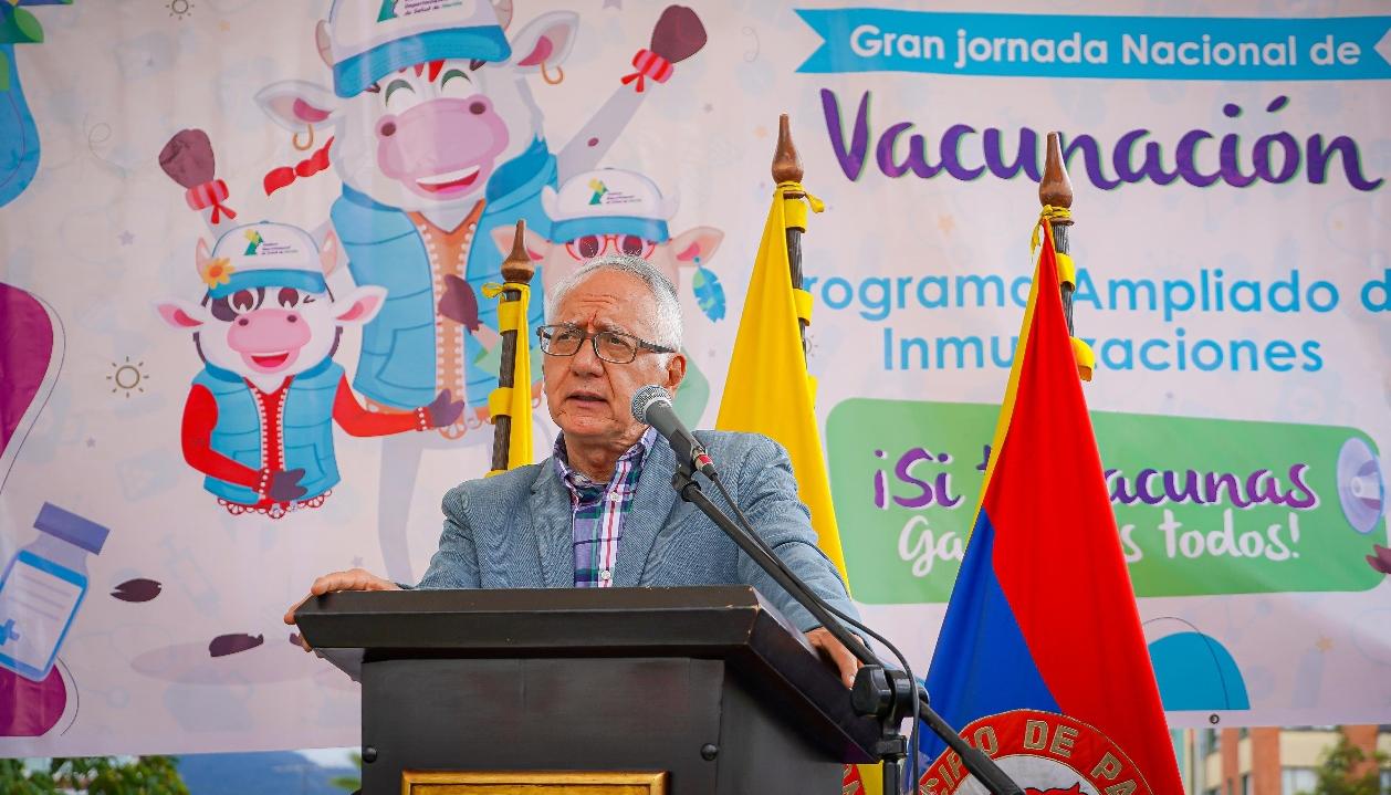 El Ministro de Salud, Guillermo Jaramillo.