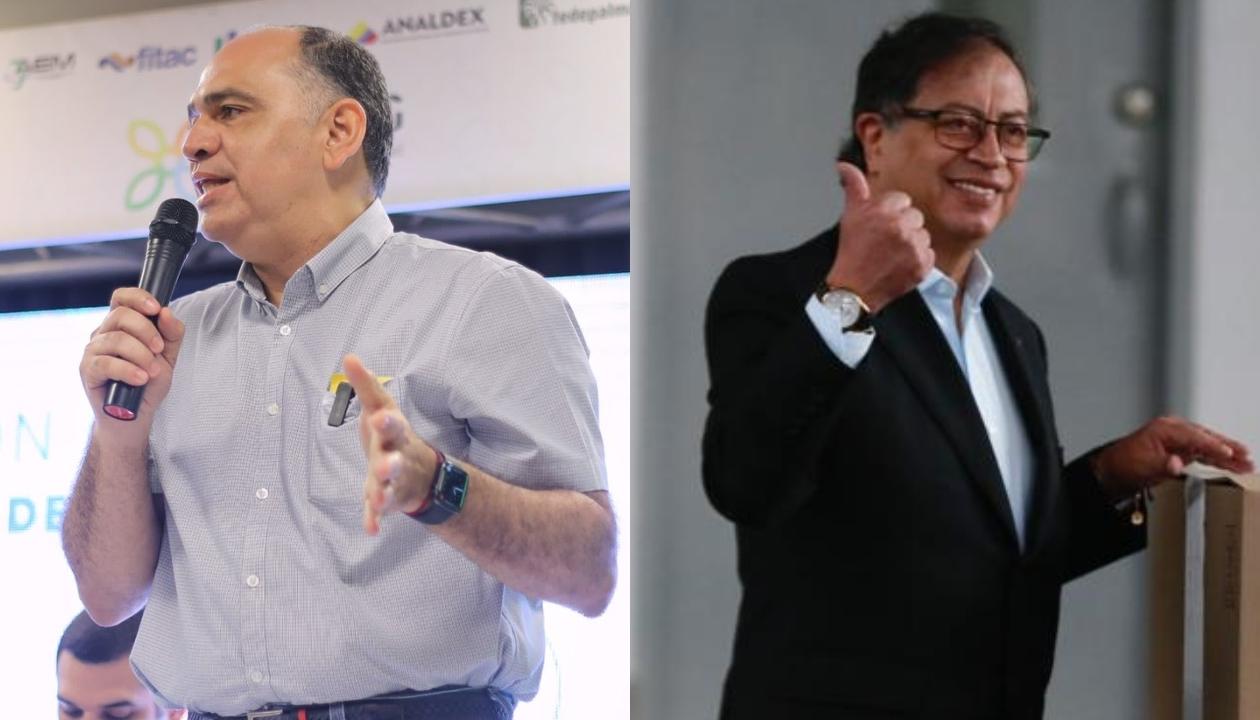 Carlos Pinedo y Gustavo Petro.