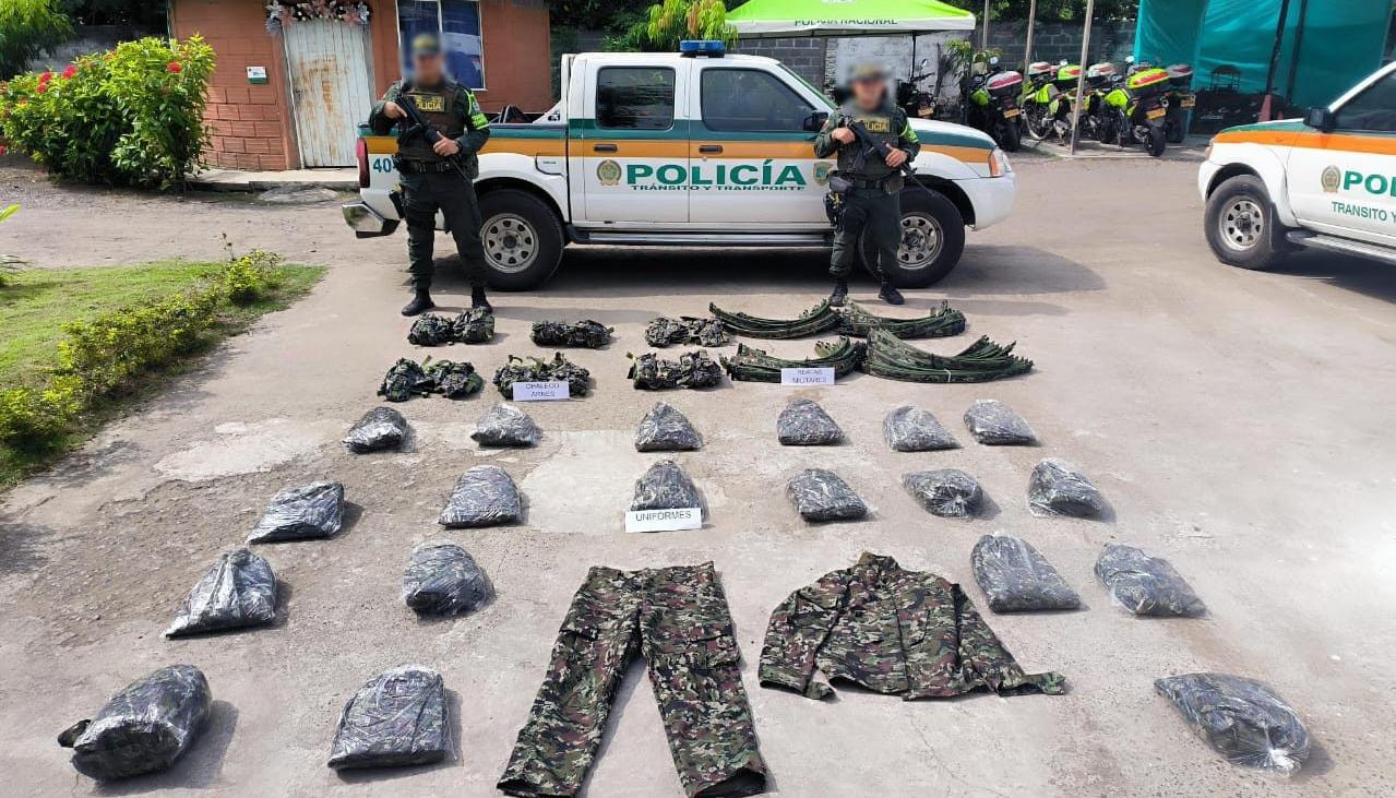 Prendas Militares Incautadas 