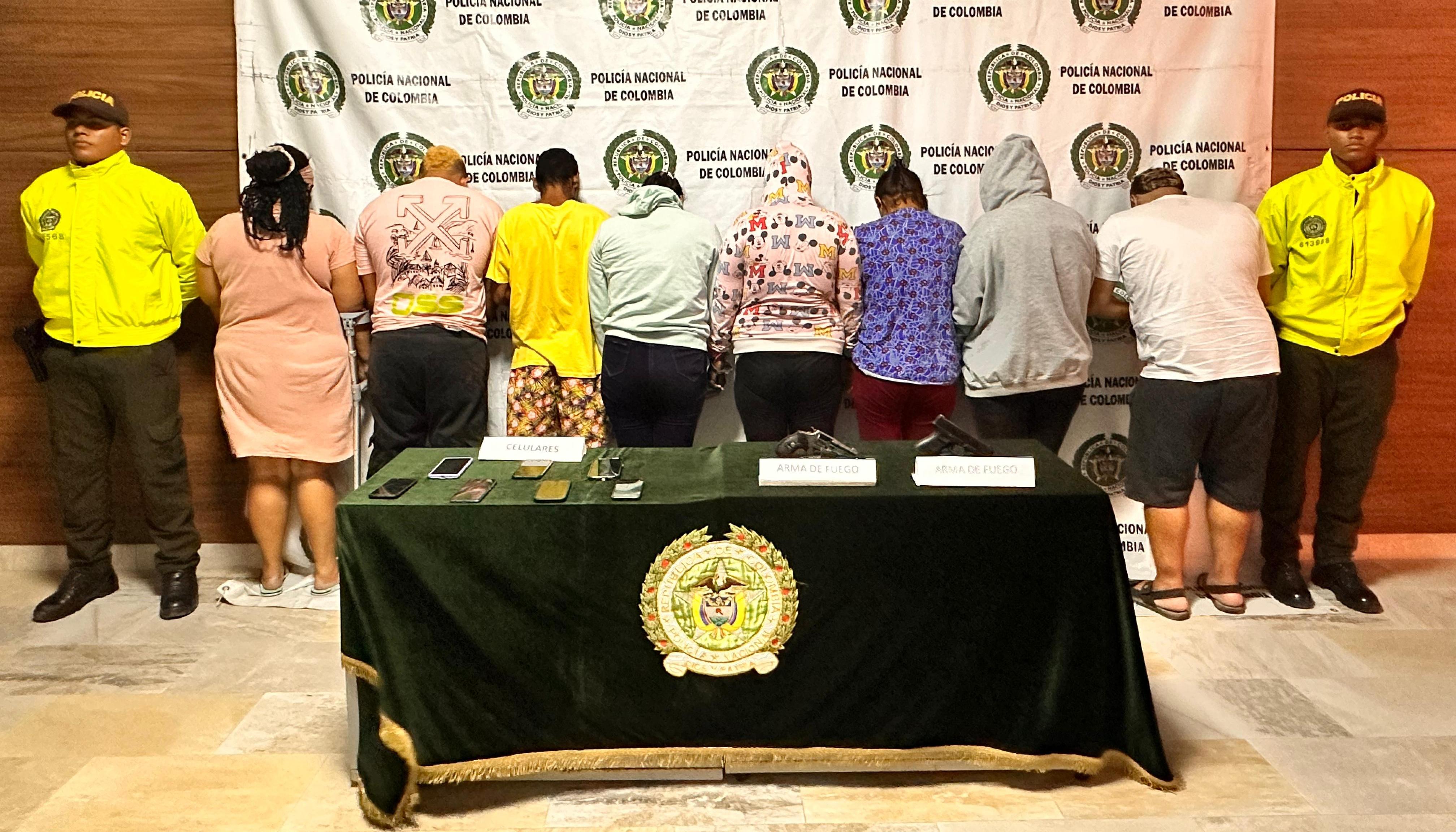 Presuntos integrantes del 'Clan del Golfo'.