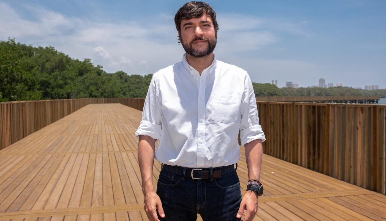 El Alcalde de Barranquilla, Jaime Pumarejo.