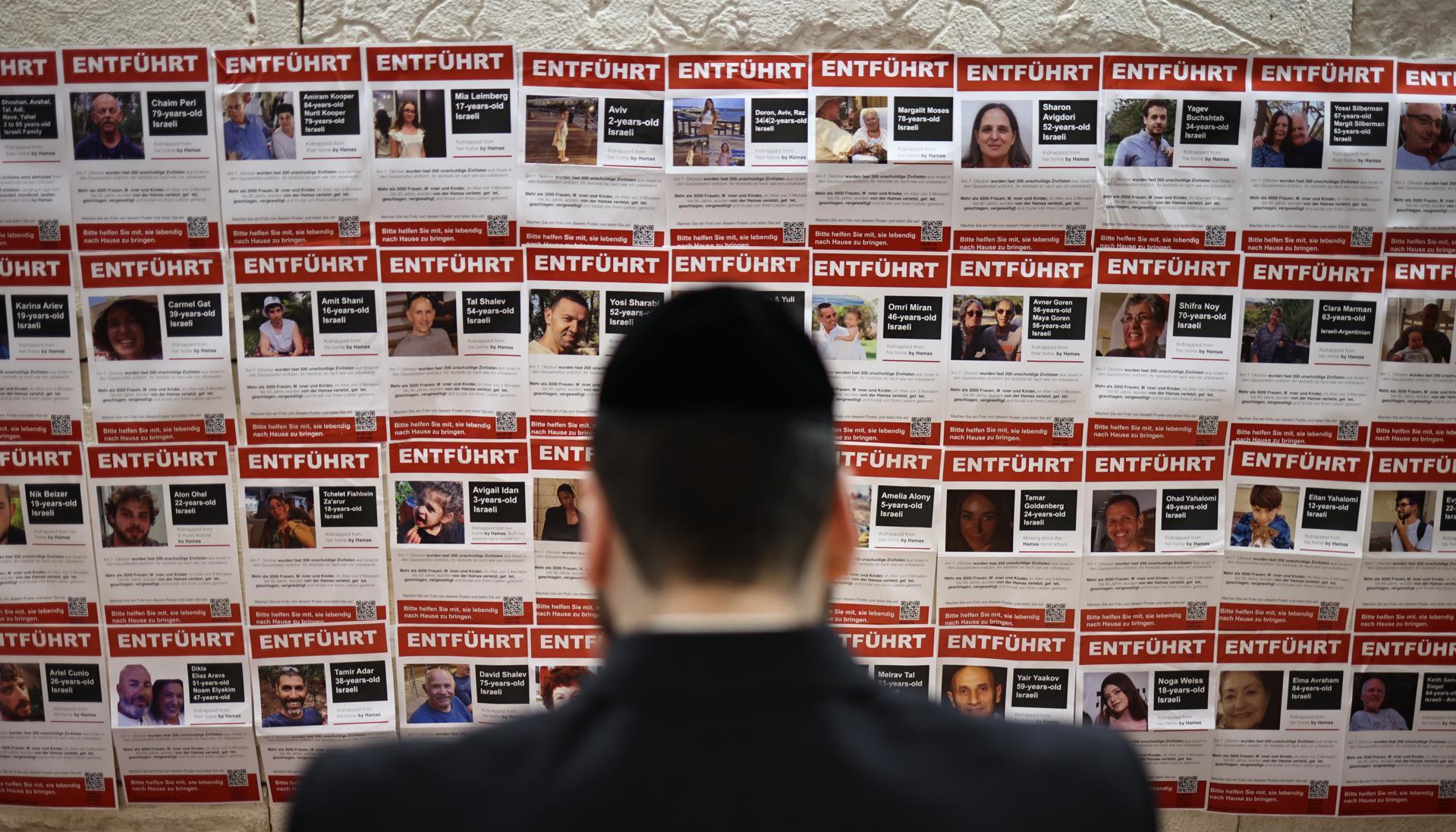 Rehenes israelíes.