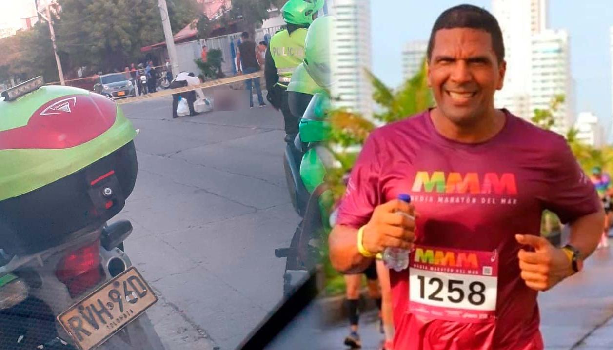 Lugar de los hechos y Reinaldo Antonio Rojas Garcés, el asesinado.
