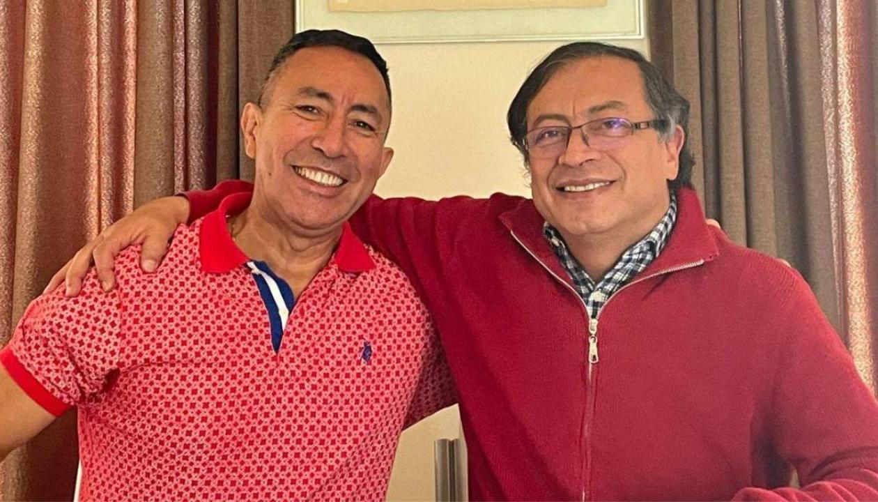 Ricardo Roa y Gustavo Petro.