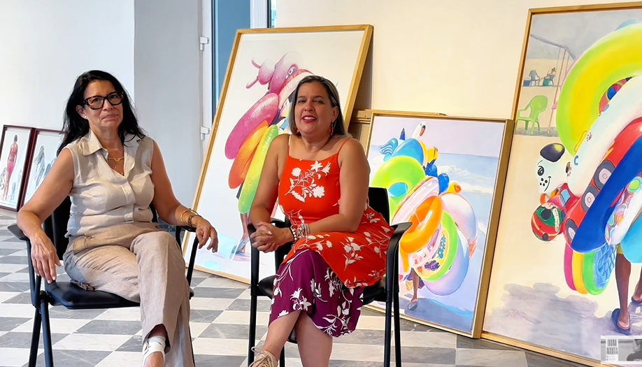 Rosario Heins y Diana Acosta, en el podcast 'Efecto mariposa'.