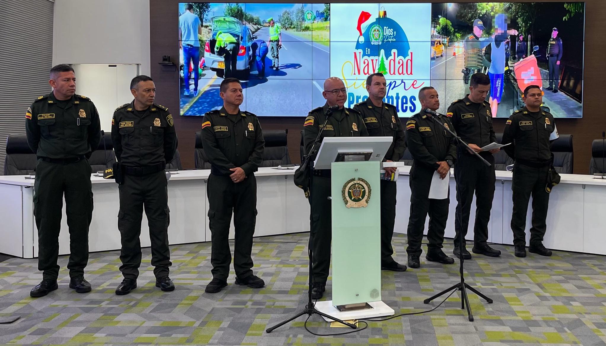 Rueda de prensa de la Policía con balance de Nochebuena