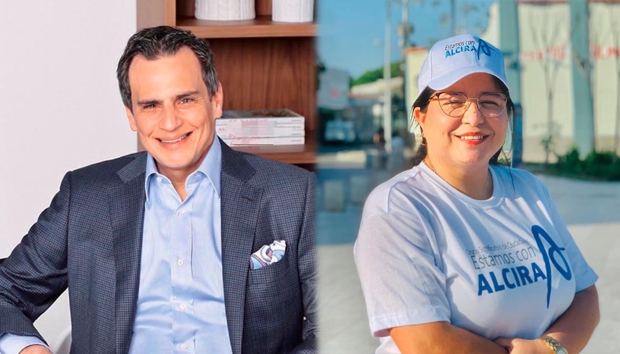 Samuel Tcherassi y Alcira Sandoval.