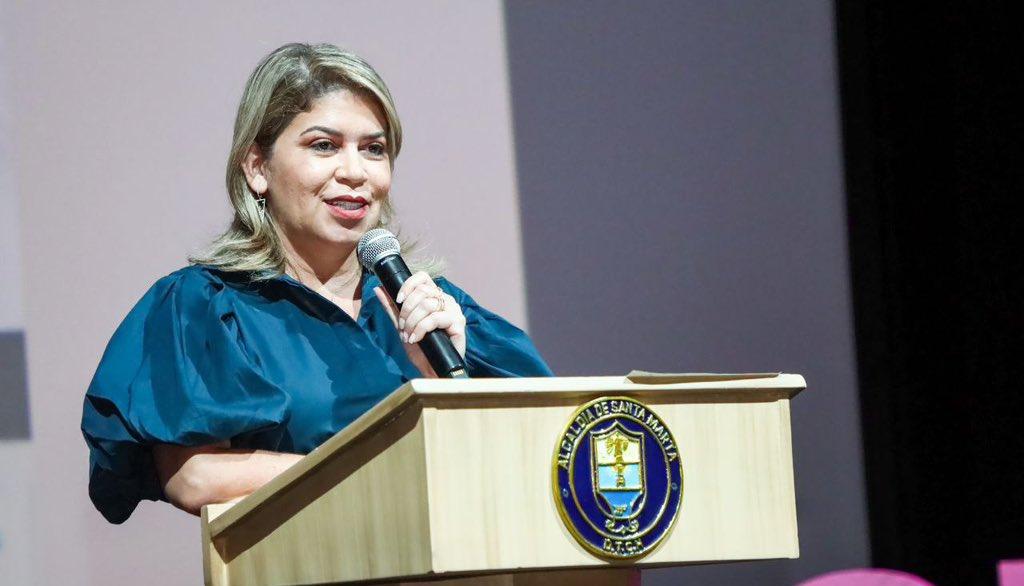 Virna Johnson, Alcaldesa de Santa Marta.