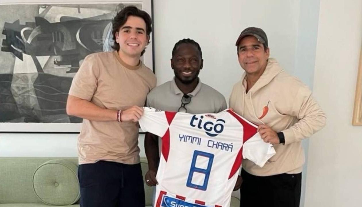 Alejandro Char Nule, Yimmi Chará y el alcalde posesionado Alex Char Chaljub.