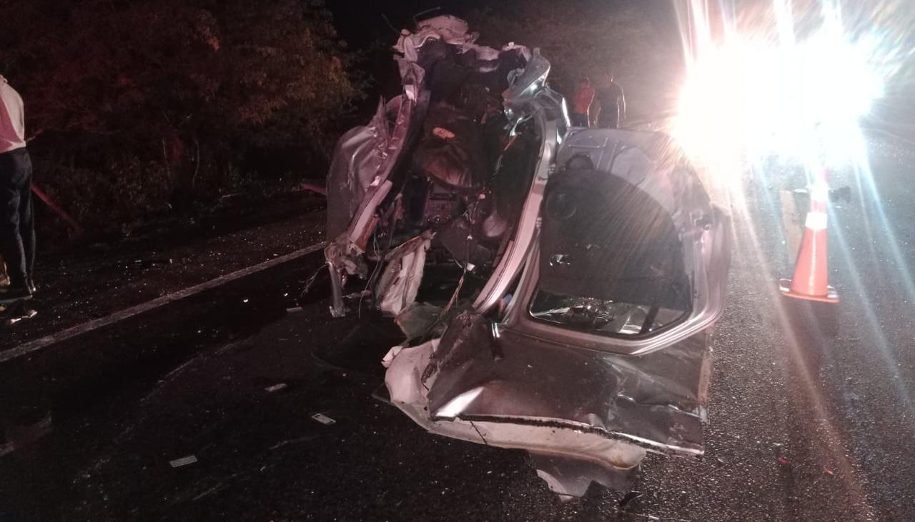 Uno de los accidentes involucrados en el accidente en La Guajira