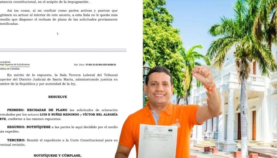 Jorge Agudelo y la respuesta que le dio el Tribunal