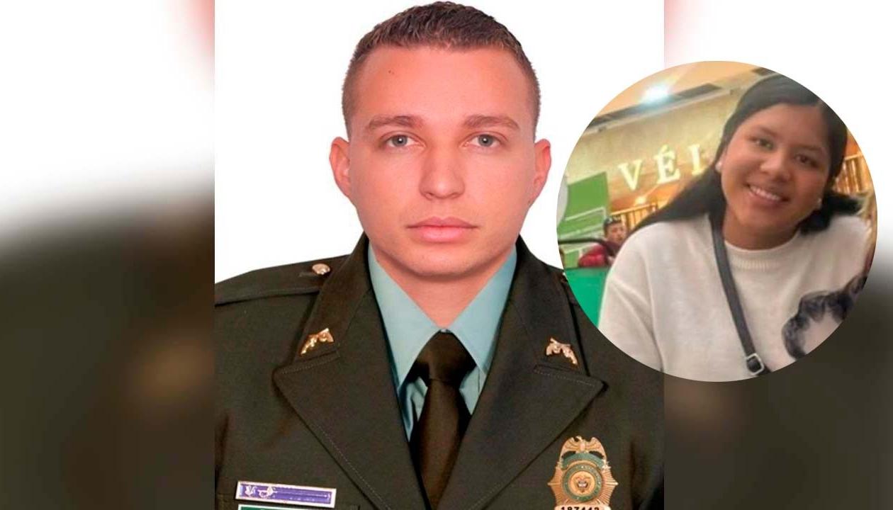 Carlos Eduardo Celine Padilla, capturado, y la víctima, Paula Andrea Celis Guzmán