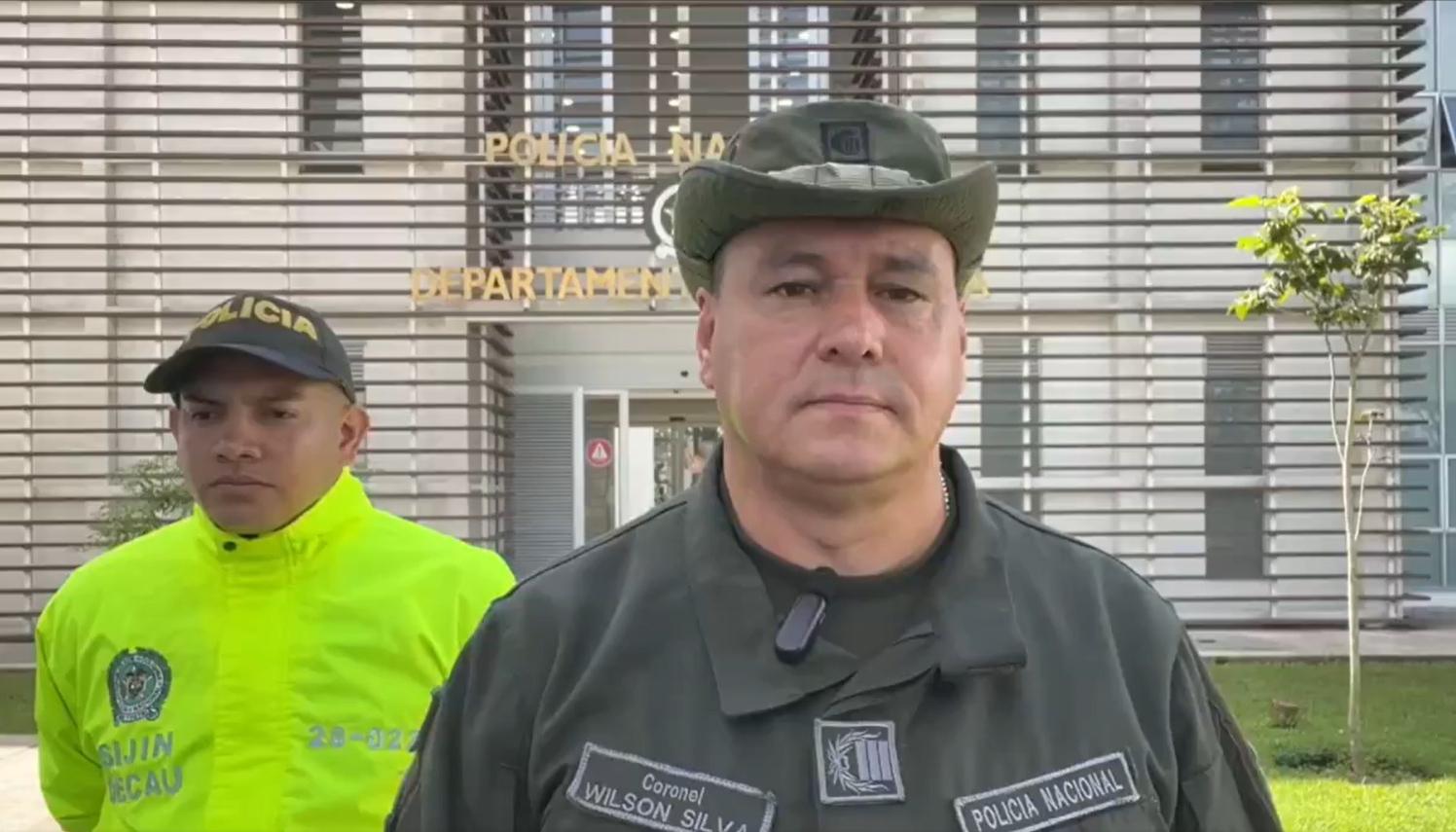 Coronel Wilson Silva, comandante de Policía del Cauca