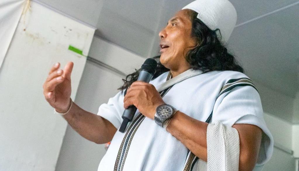 Danilo Villafañe, gobernador arhuaco