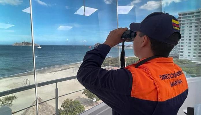 Personal de la Dimar está vigilando el cambio de las condiciones meteomarinas