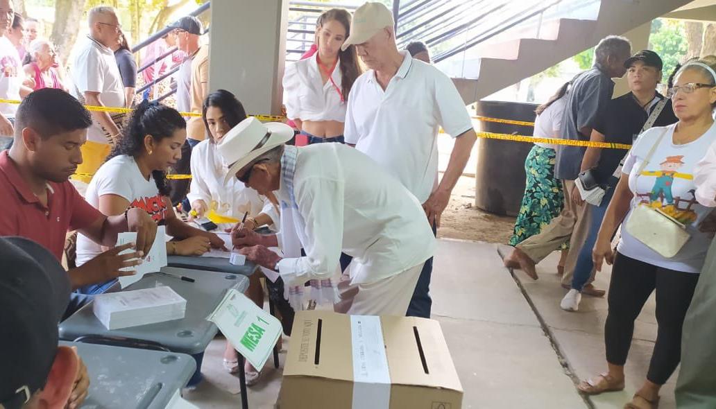 Las urnas en Gamarra, Cesar, fueron abiertas a las 8 a.m. 