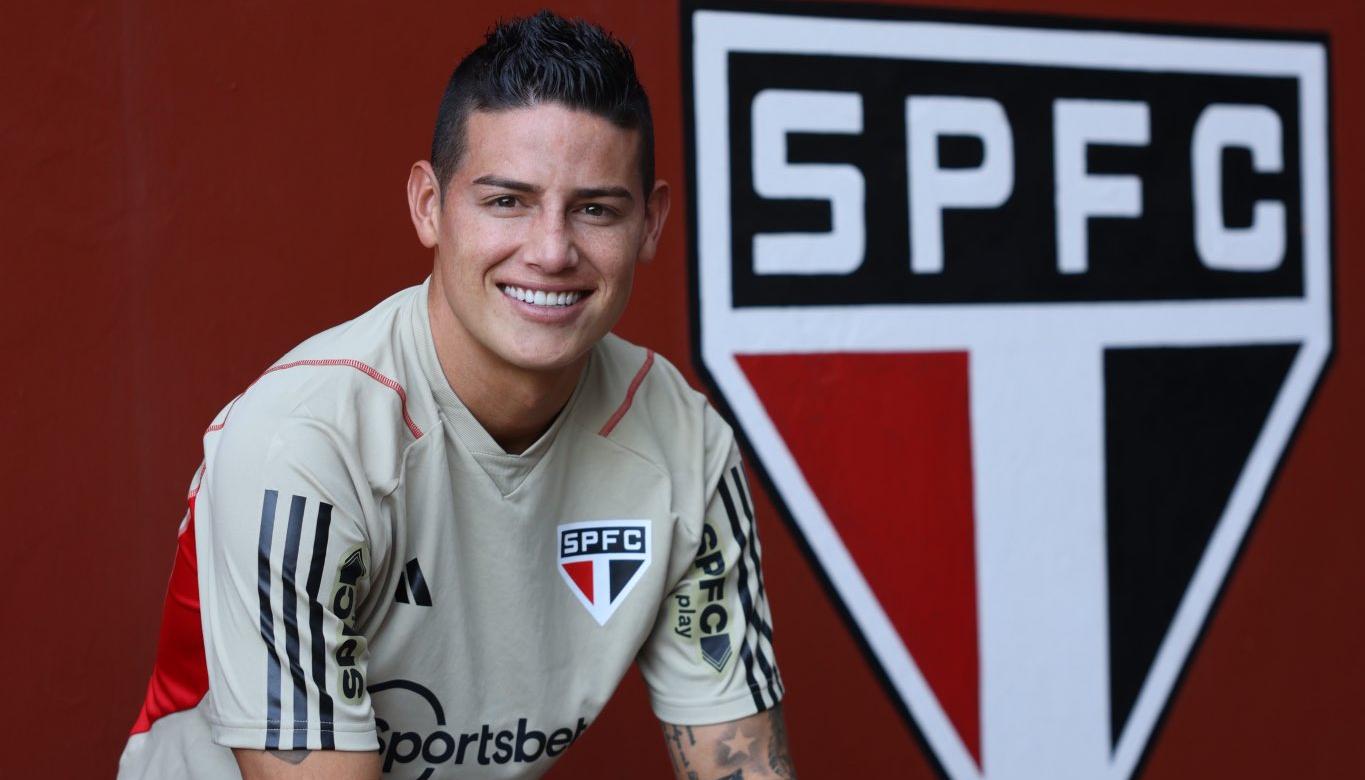 James Rodríguez tiene contrato hasta junio de 2025 con Sao Paulo. 