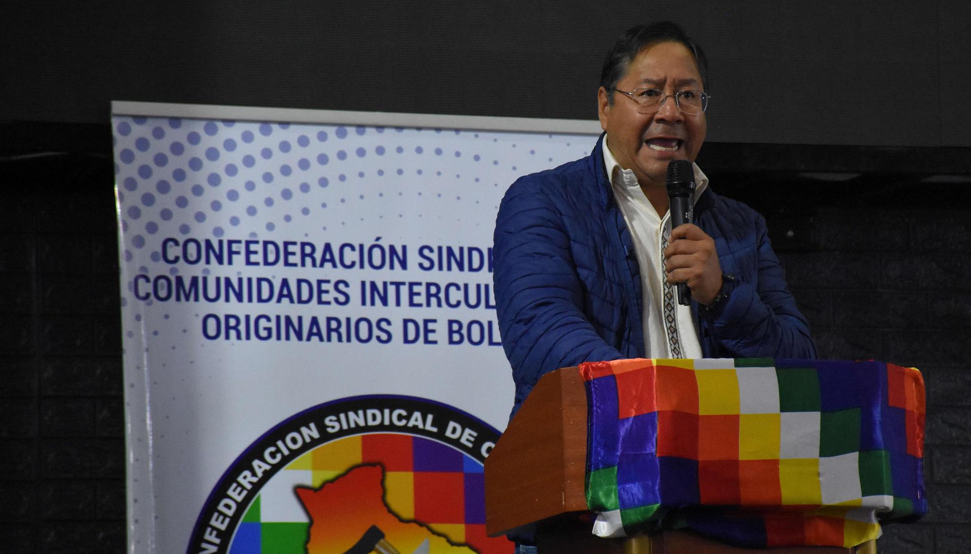 Luis Arce, presidente de Bolivia