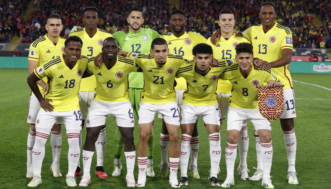 La Selección Colombia, tercera en la Eliminatoria Sudamericana.  
