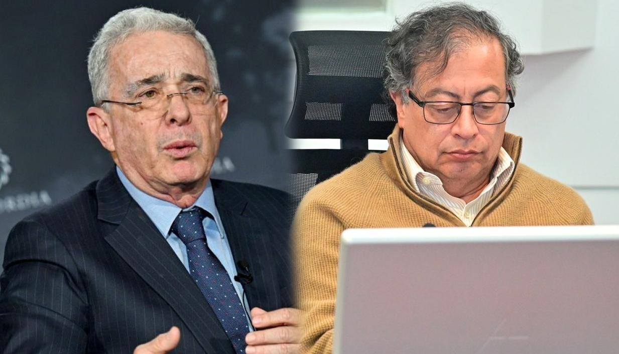 Álvaro Uribe y Gustavo Petro