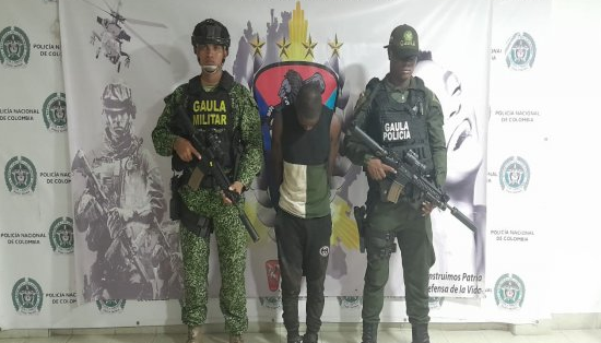 Alis ‘Chinga’ fue capturado en el barrio San Felipe del municipio de Tumaco. 