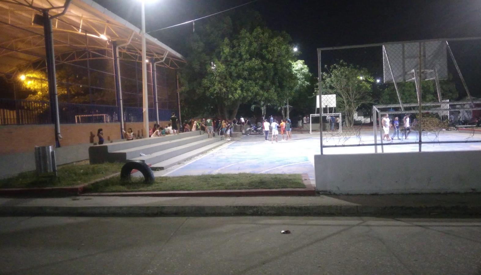 Lugar donde ocurrió el ataque sicarial. 