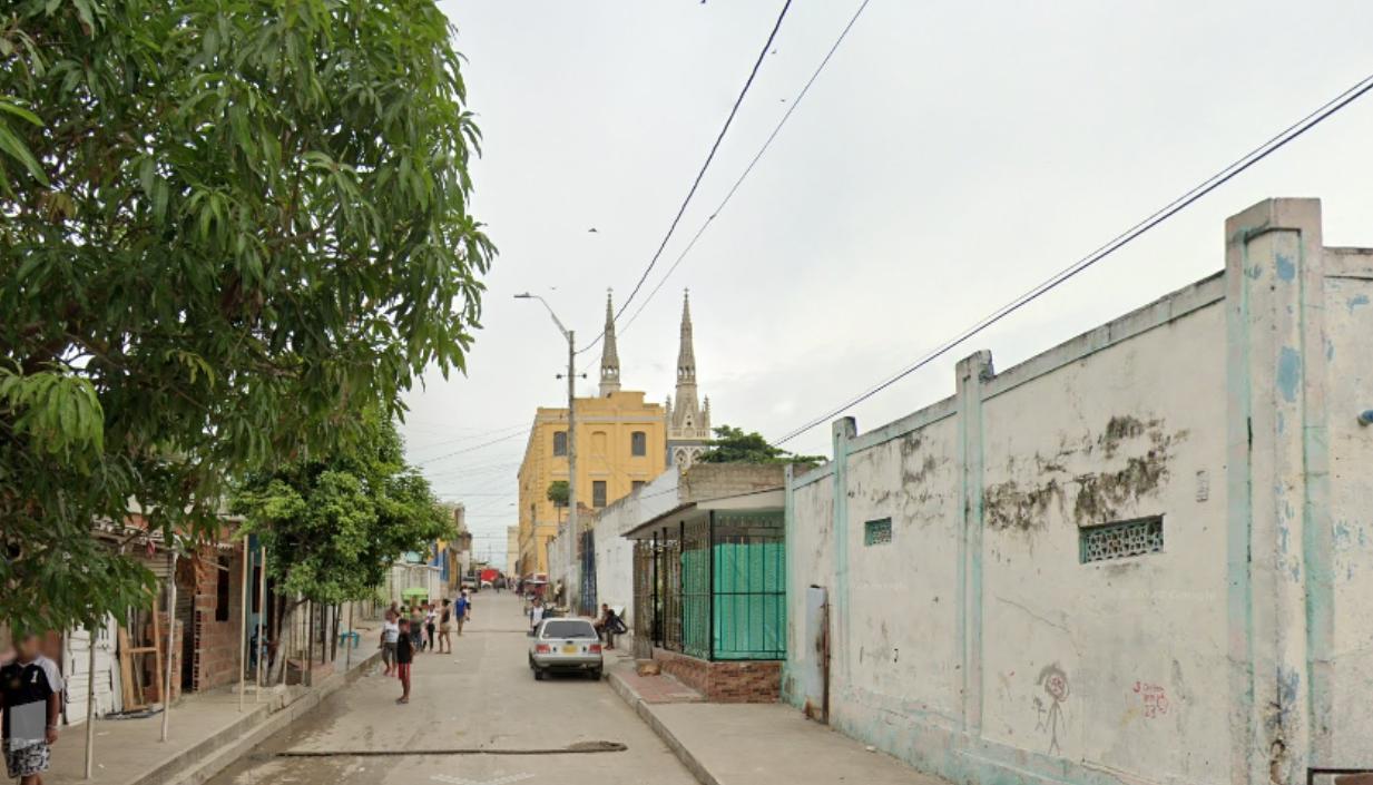 Calle 28 con carrera 36, sector de ‘Las Tablitas, donde ocurrió uno de los atentados. 