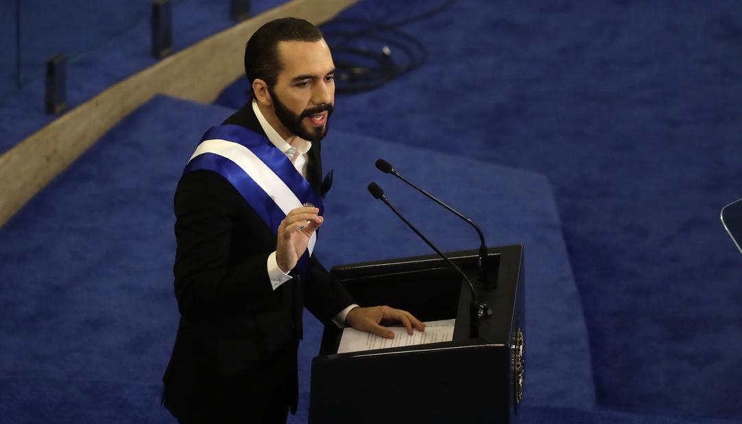 El presidente de El Salvador, Nayib Bukele.